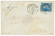1860 20c(n°14) Pd Obl. Cachet Sarde S.GERVAIS Sur Enveloppe Pour LYON. RARE. TB. - 1853-1860 Napoleone III