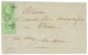 HAUTE MARNE : 1866 5c EMPIRE(n°20)x2 Obl. OR Sur Lettre Avec Texte Daté "ALLICHAMPS" Pour BUISSON Par WASSY. Signé CALVE - 1862 Napoleone III