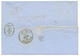 1865 40c(n°23) Obl. NAPOLI + PIROSCAFI-MERCANTILI/ESTERO Rouge Sur Lettre Pour NAPLES. TB. - 1862 Napoleone III