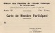 CARTE DE MEMBRE - COLONIE DE VACANCES LA SAPINIERE ANGOULINS  CHARENTE - ANNEES 30 - PUPILLES  SEINE ET OISE - Tessere Associative