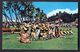 HULA DANCERS ~ Kodak Hula Show Kapiolani Park Hawaii ~ Women, Grass Skirts, Lei ~ Honolulu Hawaii 1966 - Honolulu