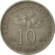 Monnaie, Malaysie, 10 Sen, 1990, TTB, Copper-nickel, KM:51 - Maleisië