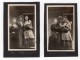 USA 3 Femmes Amies Posant Belle Bague 2 Anciennes Photos Amateur 1920 - Other & Unclassified