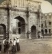 Italie Rome Roma Arc De Constantin Ancienne Photo Stereo Underwood 1900 - Stereoscopic