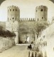 Italie Rome Roma Porte De Saint Sebastien Porta Appia Ancienne Photo Stereo Underwood 1900 - Stereoscopic