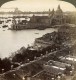 Italie Venise Venezia Panorama Sud Ouest Ancienne Photo Stereo Underwood 1900 - Stereoscopic