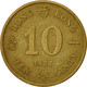 Monnaie, Hong Kong, Elizabeth II, 10 Cents, 1982, TTB, Nickel-brass, KM:49 - Hong Kong