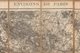 Carte Routière Toilée Militaire De 1909 - Paris Et Ses Environs Sur Toile - Roadmaps