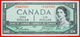 √ DEVIL'S FACE: CANADA ★ 1 DOLLAR 1954 J.R. Beattie - James E. Coyne! LOW START ★  NO RESERVE! - Canada