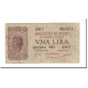 Billet, Italie, 1 Lira, 1944-11-23, KM:29b, AB - Regno D'Italia – 1 Lire