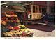 (190) USA - San Francisco Tramway + Flower Market - Marchands