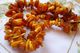 Delcampe - Vintage Jewelry Medicine Charm Big Beads Necklace With Antique Baltic Amber Yolk Yellow Butterscotch - 114g - Necklaces/Chains