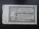 BILLET REICHSBANKNOTE (V1719) EINE MILLION MARK (2 Vues) DUISBURG - MEIDERICH 08/08/1923 Rheinischen Stahlwerke - 1 Mio. Mark