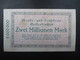 BILLET NOTGELD (V1719) ZWEI MILLIONEN MARK (2 Vues) Stadt Und Landkreis GELSENKIRCHEN 22/08/1923 53237 - 2 Mio. Mark