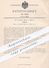Original Patent - Dr. Florian Beely , Berlin 1900 , Bruchband | Verband , Medizin , Arzt , Chirurg , Orthopäde , Schiene - Historische Dokumente