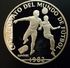 PANAMA 10 BALBOAS 1982 SILVER PROOF "Champions Of Soccer" Free Shipping Via Registered Air Mail - Panamá