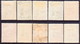 SARAWAK 1934-41 SG #106//120 MH Part Set 10 Stamps Of 26 CV £58.25 - Sarawak (...-1963)