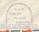 Curacao - 1938 - R-cover Met 1e KLM Vlucht Van Willemstad Via Trinidad Naar Paramaribo / Suriname - Curaçao, Nederlandse Antillen, Aruba