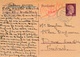 Carte Entier Postal Politz Uber Bodenbach WWII Censure - Lettres & Documents