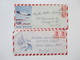 Delcampe - Dänemark 1950/60er Luftpostbelege Alle In Die USA Gelaufen! 89 Stk. Viele Jul Marken / Aerogramme! Interessanter Posten! - Airmail