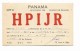QSL RADIO - HPIJR PANAMA   1950 - Radio