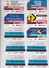 Italy, 10 Different Cards Number 45, Olympics, Sport, Satellite, , 2 Scans. - Collections