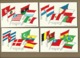 12 Cartes Dépliantes - Union De Pharmacologie Scientifique Appliquée - U.P.S.A.  -  Agen - Drapeaux Des Nations Unies - Agen