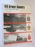 WW612  LIVRE Anglais Guerre 39/45 : US ARMOR-CAVALRY 1917-1967  , 62 Pages ,  Nombreuses Photos N&B ,  Profils Couleur - War 1939-45