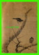 OISEAUX - CROWS ON PLUM TREES IN SNOW - ATTRIBUTED TO UNKOKU TOGEN, 16th CENTURY - - Oiseaux