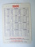 1 Calendar - Portugal Bebida Boisson Drink Bevanda Getrank Juice Ricard (d92) - Klein Formaat: 1991-00