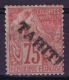 Tahiti Yv  Nr 17  MH/* Flz/ Charniere - Unused Stamps