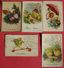 Nice Lot Of 5 Old Postcards, Sretan Uskrs, Easter Greetings - Frohliche Ostern, Kids And Chickens - Ostern