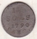 Luxembourg   3 Sols 1790 H , Leopold II , Argent. - Luxemburg