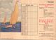 PORTUGAL MATA BORRAO BUVARD BLOTTER  20.8 X 14.7 CMS - 1940 SAILING A VOILE  MEDECINE ADVERTISING ( 2 SCANS ) - Peintures