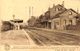 Lobbes - La Gare (animée, Train, Desaix, 1934) - Lobbes