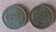 Ceylan/Ceylon - 2 Monnaies 25 Cents 1951 - Laiton De Nickel - TTB - Autres – Asie