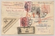 Österreich - 1923 - 100 + 200 Kr Postkarte + 2 Stamps - Remboursement And Registered Local Use Wien - Andere & Zonder Classificatie