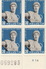 Série Neuve ** En Blocs De Quatre 259-261 X, Fils Courts, Fasern Kurzer / 1944 Ohne Falz, Sans Charnières - Unused Stamps