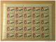 * 1956 * BRITISH VIRGIN ISLANDS * 1/2 SHEET * 25 STAMPS * - British Virgin Islands