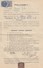 1952 POUVOIR CAISSE RÉGIONALE CRÉDIT AGRICOLE MUTUEL PYRENEES-ORIENTALES -T. FISCAL 80F - QUILLAN-SCELLE FERME LETTRE/1 - Covers & Documents