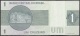 Brazil:- 1 Cruzeiro/P.191Ac (Series No. B15918):- UNC - Brésil