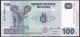 Congo/Democratic Rep:- 100 Francs/P.98a (2007/Giesecke &amp; Devrient):- UNC - Democratische Republiek Congo & Zaire