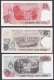 Argentina/3 X Banknotes:- 1, 5 &amp; 10 Pesos Argentino/P.311/312/313 (1983-85):- VF To EF - Argentina