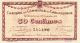 Chambre De Commerce De Carcassonne - 50 Centimes - 23 Novembre 1914 - Sans Filigrane - Chambre De Commerce