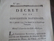 Décret De La Convention Nationale Révolution 11/01/1793 Relatif à L'exercice Du Culte Catholique Religion 3 Pages TBE - Décrets & Lois