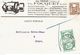 Carte Postale Publicitaire Léon FOCQUET à ETTERBEEK Taxée 20c 2TX33 Oblit. BRUXELLES Vers OREYE 31.12.1938 + T Crayon Bl - Other & Unclassified
