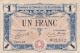 Billet Chambre De Commerce Des Deux-Sèvres - Un Franc - Série 45 - 13 Novembre 1920 - Sans Filigrane - Chambre De Commerce