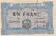 Chambre De Commerce De Foix - Un Franc - 2 Février 1915 - Filigrane Abeille - Handelskammer