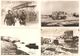 76 - DIEPPE - Lot De 5 Photos 12,7 X 17,9 Cm - GUERRE 1939-1945 - Photo, Photographie WW2, Ruines Grand-Hôtel Tanks Tank - Dieppe