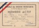 CARTE AMICALE DES ANCIENS RESISTANTS DE ST SAVIN ISERE 1948 - Unclassified